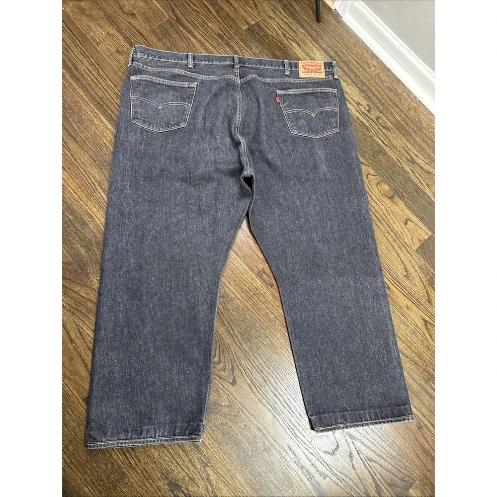 Levi's Button Fly‎ 501 XX 52x27 Measured  Black Men's Jeans